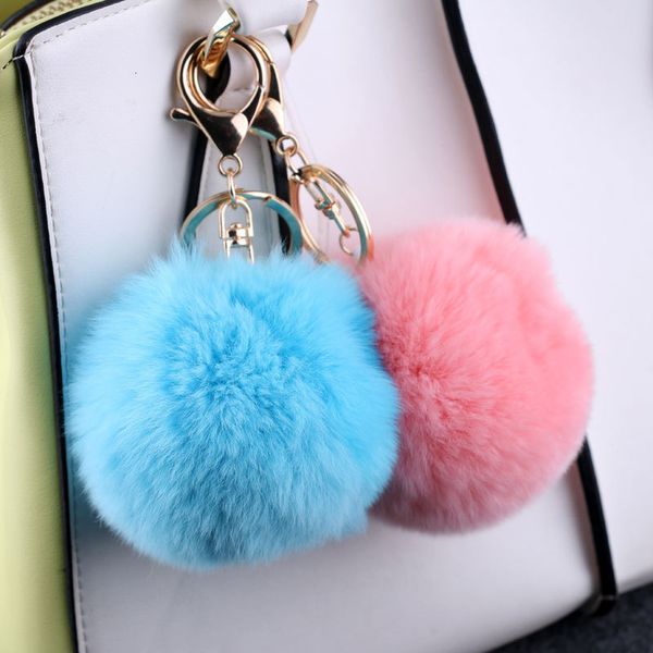 genuine leather candy colour rabbit cute fur ball plush chain for key ring bag pendant car keychain, Silver
genuine leather candy colour rabbit cute fur ball plush chain for key ring bag pendant car keychain, Silver