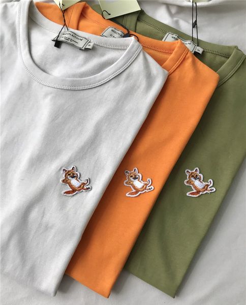 2021 new fox maison kitsune embroidery women t shirts tees hiphop oversized men cotton t-shirt 3v6q, White;black
2021 new fox maison kitsune embroidery women t shirts tees hiphop oversized men cotton t-shirt 3v6q, White;black