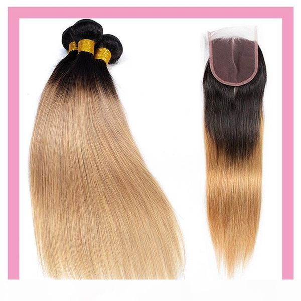 brazilian virgin hair extensions 1b 27 ombre human hair 3 bundles with 4x4 lace closure straight 4 pieces lot 1b 27 hair products, Black;brown
brazilian virgin hair extensions 1b 27 ombre human hair 3 bundles with 4x4 lace closure straight 4 pieces lot 1b 27 hair products, Black;brown
