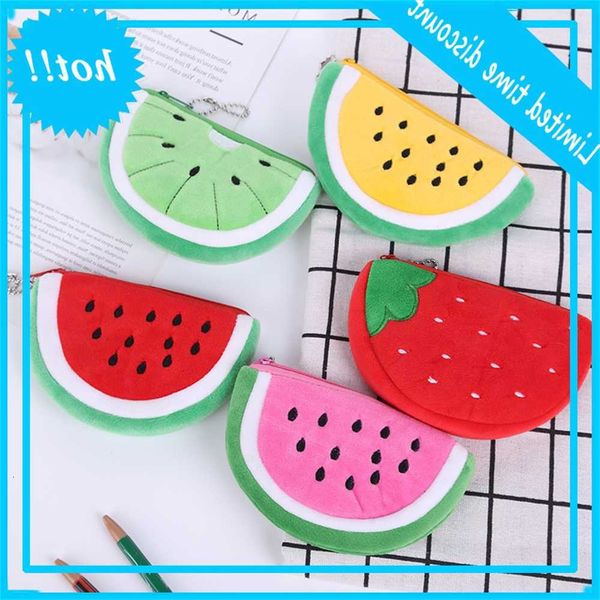 korean cute storage fruit cartoon plush zero wallet small semicircle key watermelon bag
korean cute storage fruit cartoon plush zero wallet small semicircle key watermelon bag