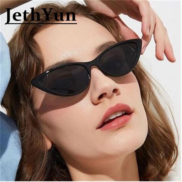 women cat eye sunglasses brand designer shades vintage retro eyewear small triangle black sunglasses uv400, White;black
women cat eye sunglasses brand designer shades vintage retro eyewear small triangle black sunglasses uv400, White;black