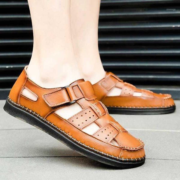 sandals fashion summer men genuine leather business comfortable casual shoes outdoor beach big size 39-451, Black
sandals fashion summer men genuine leather business comfortable casual shoes outdoor beach big size 39-451, Black