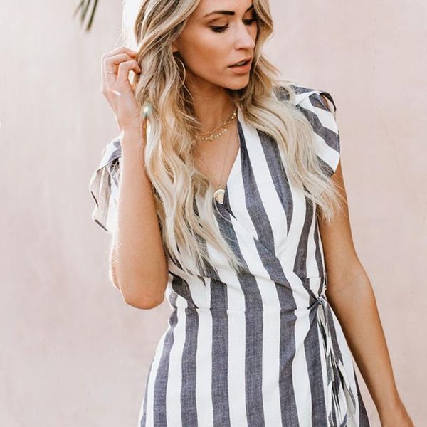 jastie 2021 summer striped printed midi dress v neck short sleeve vestidos office lady casual streetwear women wrap dress, Black;gray
jastie 2021 summer striped printed midi dress v neck short sleeve vestidos office lady casual streetwear women wrap dress, Black;gray