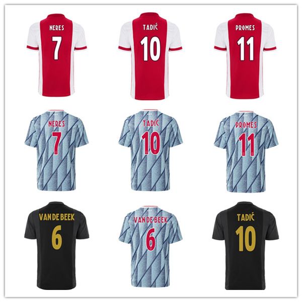 20 21 ajax amsterdam soccer jersey 2020 2021 tadic klaassen traore promes neres cruyff men football shirt uniforms third 50th, Black;yellow
20 21 ajax amsterdam soccer jersey 2020 2021 tadic klaassen traore promes neres cruyff men football shirt uniforms third 50th, Black;yellow