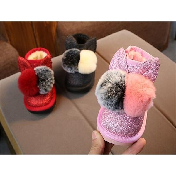 little girls boots bunny pom poms glitter ankle boot faux fur pink red black animal boots new warm snow boots sandq baby y200104, Black;grey
little girls boots bunny pom poms glitter ankle boot faux fur pink red black animal boots new warm snow boots sandq baby y200104, Black;grey