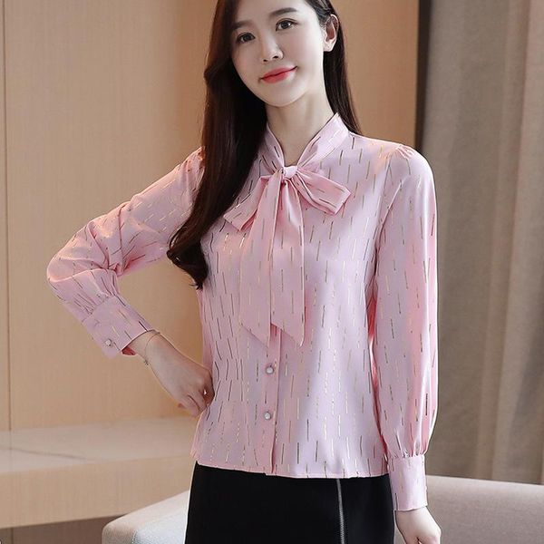 blouse весна и осень розовая шифоновая рубашка элегантные офисные дамы блузка тонкий фитинг у ленты очаровательные вершины, White
blouse весна и осень розовая шифоновая рубашка элегантные офисные дамы блузка тонкий фитинг у ленты очаровательные вершины, White