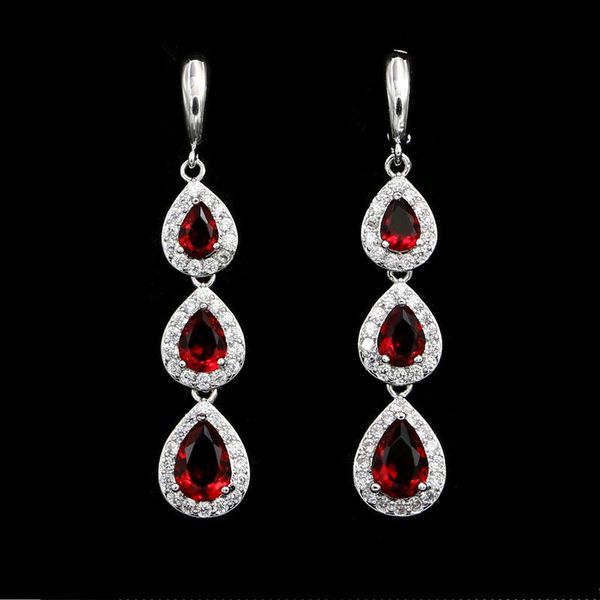 dangle & chandelier 925 sterling silver bridal long earrings red cubic zirconia white crystal water drop for women
dangle & chandelier 925 sterling silver bridal long earrings red cubic zirconia white crystal water drop for women