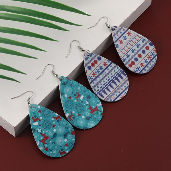factory price snow new pu leather man christmas tree earring for women bohemian vintage teardrop dangle earrings fashion, Golden
factory price snow new pu leather man christmas tree earring for women bohemian vintage teardrop dangle earrings fashion, Golden