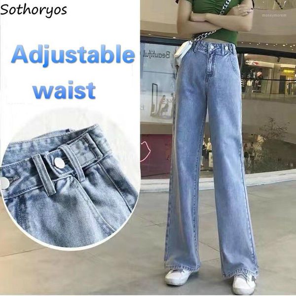 women's jeans women full length large size adjustable waist elegant wide leg trousres womens korean style daily causal all-match chic1, Blue
women's jeans women full length large size adjustable waist elegant wide leg trousres womens korean style daily causal all-match chic1, Blue