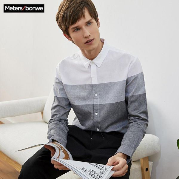 metersbonwe brand men smart casual striped shirts spring autumn male slim long sleeve shirts regular cotton male basic c1211, White;black
metersbonwe brand men smart casual striped shirts spring autumn male slim long sleeve shirts regular cotton male basic c1211, White;black