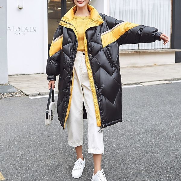 2021 new jaqueta feminina pato branco para baixo esportes quentes moda contraste gola de p inverno novo longo abaixo do joelho 64m gnfb, Black
2021 new jaqueta feminina pato branco para baixo esportes quentes moda contraste gola de p inverno novo longo abaixo do joelho 64m gnfb, Black