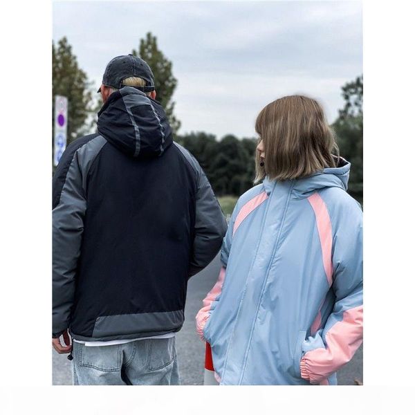 mens jacket cotton-padded casual medium style hooded clothing contrast color mens womens designer cotton padded clothes fashion zipper coats, Black;brown
mens jacket cotton-padded casual medium style hooded clothing contrast color mens womens designer cotton padded clothes fashion zipper coats, Black;brown