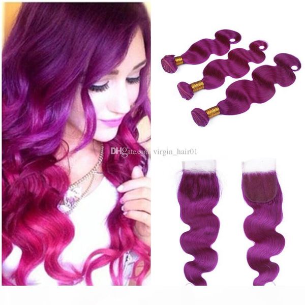 brazilian virgin hair weave body wave purple brazilian hair purple human hair 3 bundles purple weave with 4x4 lace closure bleached knots, Black;brown
brazilian virgin hair weave body wave purple brazilian hair purple human hair 3 bundles purple weave with 4x4 lace closure bleached knots, Black;brown