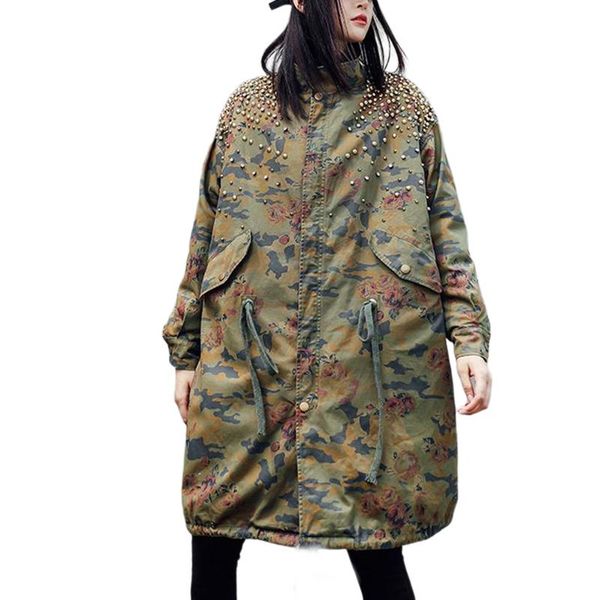 women's trench coats plus size camouflage coat women autumn winter 2021 fleece leopard pockets overcoat female outwear, Tan;black
women's trench coats plus size camouflage coat women autumn winter 2021 fleece leopard pockets overcoat female outwear, Tan;black