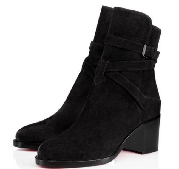 winter casual-chic design karistrap chunky heels womens red bottom ankle boots winter booty luxury designer party red sole booties, Black
winter casual-chic design karistrap chunky heels womens red bottom ankle boots winter booty luxury designer party red sole booties, Black