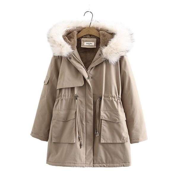women's down & parkas warm winter parka coats long cotton casual faux fur hooded jackets women thick female overcoat coat, Black
women's down & parkas warm winter parka coats long cotton casual faux fur hooded jackets women thick female overcoat coat, Black