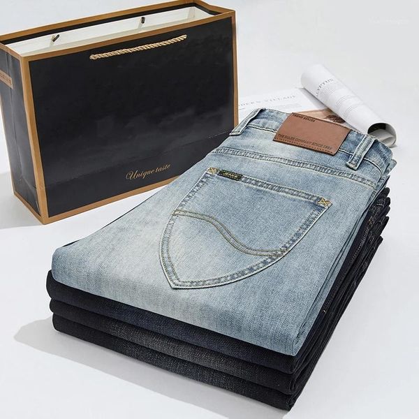 men's jeans men's stretch regular fit business casual classic style fashion denim trousers male black blue gray pants size 28-401
men's jeans men's stretch regular fit business casual classic style fashion denim trousers male black blue gray pants size 28-401