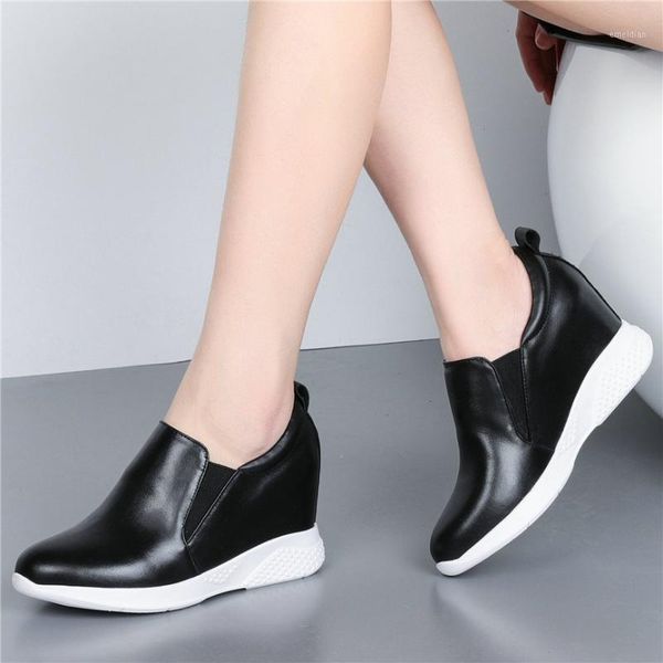 2020 fashion sneakers women genuine leather wedges high heel ankle boots female round toe comfortable walking shoes casual shoes1, Black
2020 fashion sneakers women genuine leather wedges high heel ankle boots female round toe comfortable walking shoes casual shoes1, Black