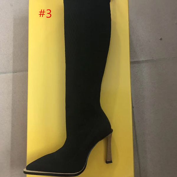 fashion women knitting sock boots pointed pointed boots of womens thigh over the knee boots breathable elastic b, Black
fashion women knitting sock boots pointed pointed boots of womens thigh over the knee boots breathable elastic b, Black