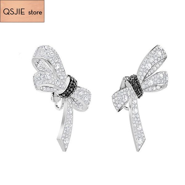 qsjie swa comes from life inspiration noble and elegant bowknot lady earrings charming fashion jewelry, Golden;silver
qsjie swa comes from life inspiration noble and elegant bowknot lady earrings charming fashion jewelry, Golden;silver