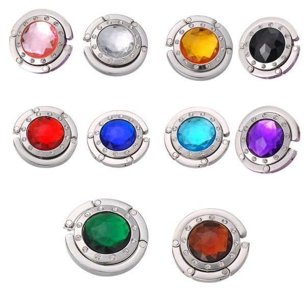 round foldable hook metal hanger portable metal folding hook rhinestone bag purse clothing accessories bag buckle
round foldable hook metal hanger portable metal folding hook rhinestone bag purse clothing accessories bag buckle