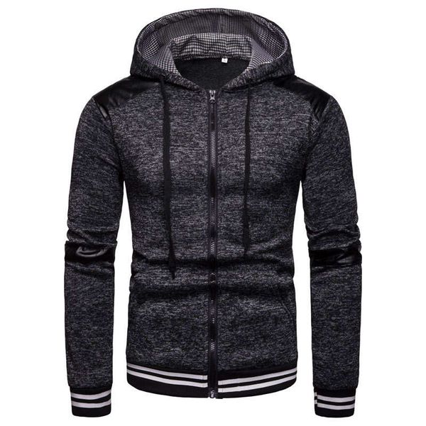 new sweater hooded autumn winter baseball uniform men's korean sportswear jacket, Gray
new sweater hooded autumn winter baseball uniform men's korean sportswear jacket, Gray