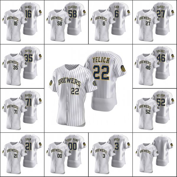 milwaukee brewers #8 ryan braun 3 orlando arcia 22 christian yelich men women youth custom white authentic 2020 home jersey, Black
milwaukee brewers #8 ryan braun 3 orlando arcia 22 christian yelich men women youth custom white authentic 2020 home jersey, Black