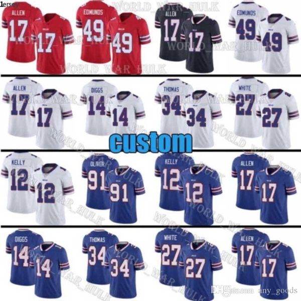 custom buffalo bill 17 josh allen 49 tremaine edmunds 14 stefon diggs kyle williams 11 cole beasley bruce smith micah hyde jerseys, Black;red
custom buffalo bill 17 josh allen 49 tremaine edmunds 14 stefon diggs kyle williams 11 cole beasley bruce smith micah hyde jerseys, Black;red