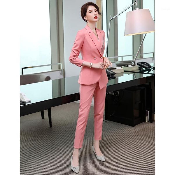 new elegant autumn blue pant suits for women 2 piece set formal single-breasted blazer jacket trousers office lady plus size 4xl1, White
new elegant autumn blue pant suits for women 2 piece set formal single-breasted blazer jacket trousers office lady plus size 4xl1, White