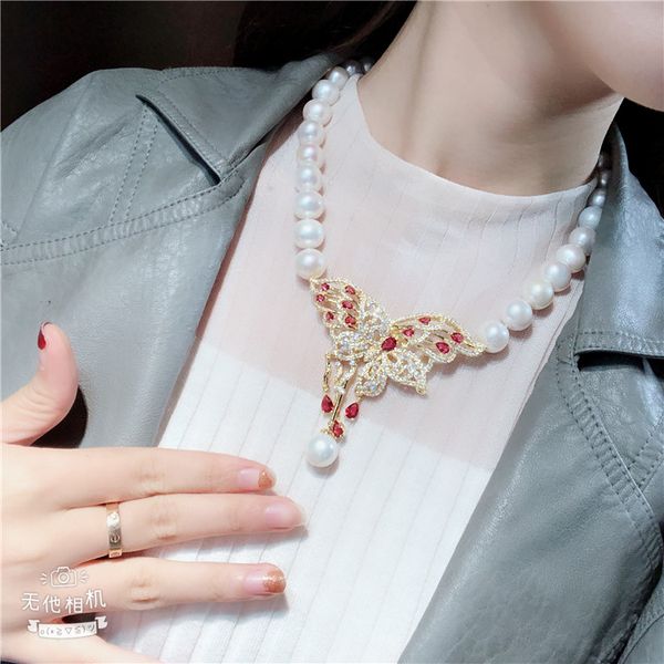 hand knotted 10-11mm white freshwater cultured pearl micro inlay zircon accessories pendant sweater necklace long 45cm, Silver
hand knotted 10-11mm white freshwater cultured pearl micro inlay zircon accessories pendant sweater necklace long 45cm, Silver