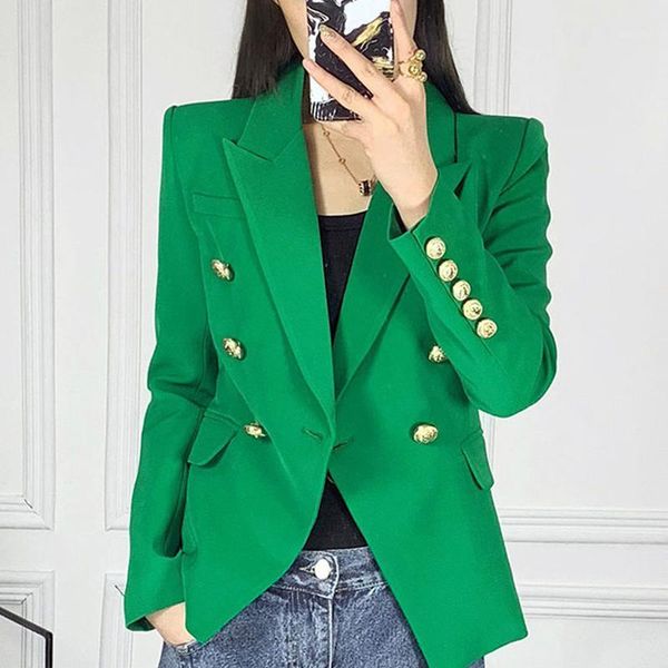s-3xl green women blazer metal double-breasted button buckle slim office lady fashion plus size blazer suit 2020, White;black
s-3xl green women blazer metal double-breasted button buckle slim office lady fashion plus size blazer suit 2020, White;black
