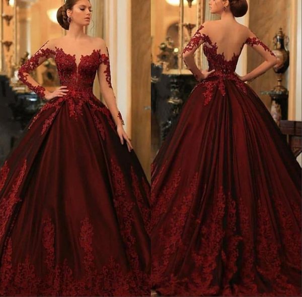 arabic burgundy ball gowns prom dresses plus size 2020 long sleeves evening formal dress long vestidos de fiesta de noche robe de soiree, Black
arabic burgundy ball gowns prom dresses plus size 2020 long sleeves evening formal dress long vestidos de fiesta de noche robe de soiree, Black