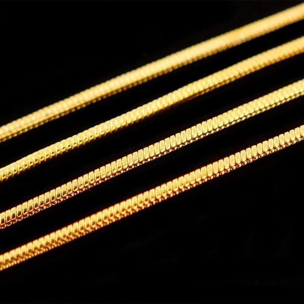 1 шт. classic 2mm вокруг золотой цепочки змеи 16-24 дюйма для мужчин женщины желтое золото наполненное кулонку ожерелье, Silver
1 шт. classic 2mm вокруг золотой цепочки змеи 16-24 дюйма для мужчин женщины желтое золото наполненное кулонку ожерелье, Silver