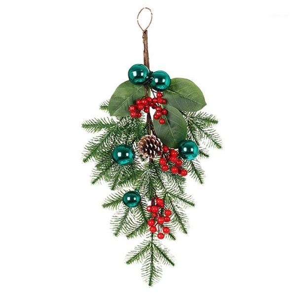 24 inch artificial pine christmas wreath with berries, pine cones and blue ball ornaments for indoor & wall home decor1
24 inch artificial pine christmas wreath with berries, pine cones and blue ball ornaments for indoor & wall home decor1