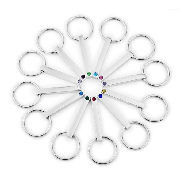 keychains 100% stainless steel blank bar key chain for engrave metal rectangle charm with birthstone ring mirror polished 10pcs1, Silver
keychains 100% stainless steel blank bar key chain for engrave metal rectangle charm with birthstone ring mirror polished 10pcs1, Silver