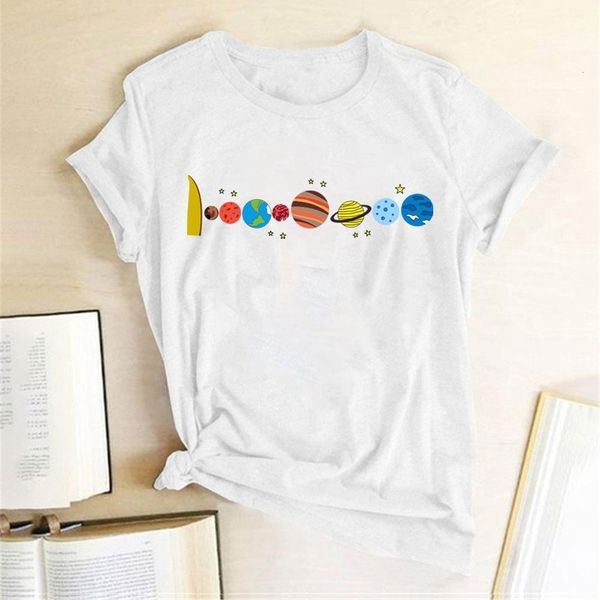 eight planets printed t-shirts women summer graphic tees harajuku aesthetic clothes short sleeve vogue t shirt female ropa mujer, White
eight planets printed t-shirts women summer graphic tees harajuku aesthetic clothes short sleeve vogue t shirt female ropa mujer, White