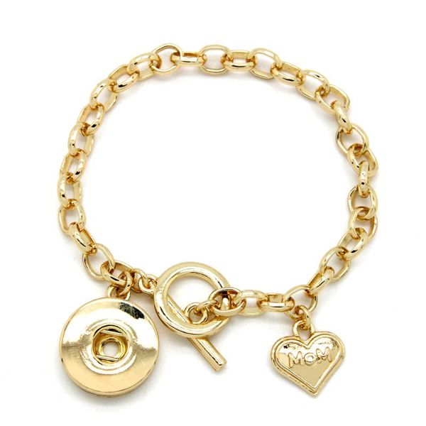 gold/rose gold/rhodium plated mom heart pendant bracelet fit snap buttons bracelet diy jewelry for mother gift, Black
gold/rose gold/rhodium plated mom heart pendant bracelet fit snap buttons bracelet diy jewelry for mother gift, Black