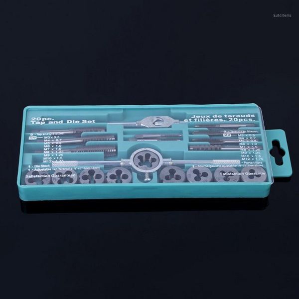 20pcs alloy steel tap & die set with small tap twisted hand tools 1/16 - 1/2 inch nc screw thread plugs taps hand screw taps1
20pcs alloy steel tap & die set with small tap twisted hand tools 1/16 - 1/2 inch nc screw thread plugs taps hand screw taps1
