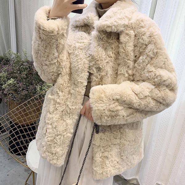 women's fur & faux teddy coat women long sleeve rex jacket korean winter thick warm solid color loose covered button jackets1, Black
women's fur & faux teddy coat women long sleeve rex jacket korean winter thick warm solid color loose covered button jackets1, Black
