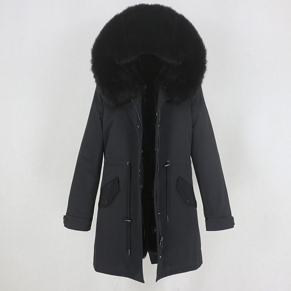 2020 waterproof long parka winter jacket women real fur coat natural raccoon fur trim hood faux fur liner detachable streetwear lj201203, Black
2020 waterproof long parka winter jacket women real fur coat natural raccoon fur trim hood faux fur liner detachable streetwear lj201203, Black