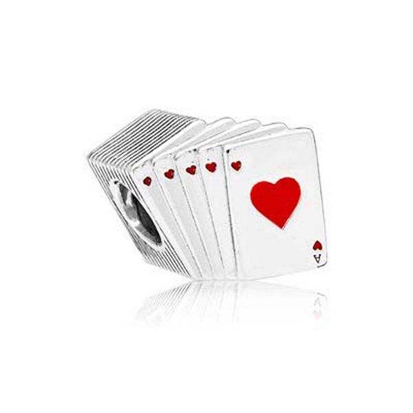 fits pandora bracelets 20pcs playing cards poker red enamel silver charm bead fit pandora charms bracelet beads for 925 sterling silver jewe, Black
fits pandora bracelets 20pcs playing cards poker red enamel silver charm bead fit pandora charms bracelet beads for 925 sterling silver jewe, Black