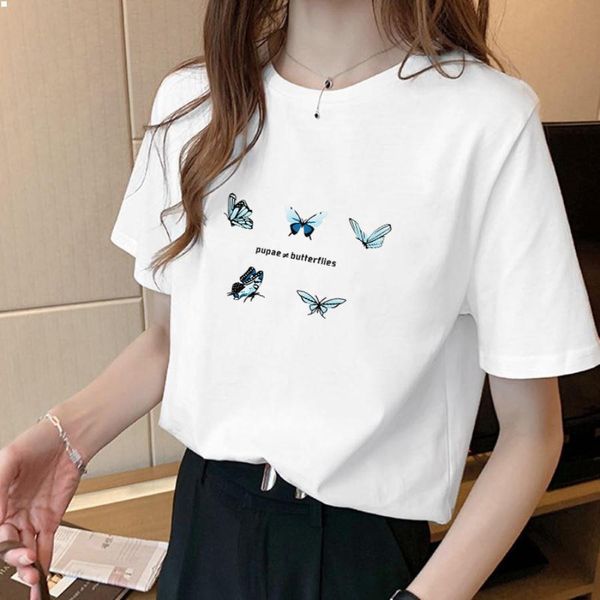 cotton designers t shirts casual t-shirt plus size tshirt classic women clothing clothes summer dress collared camisas de hombre female tee, White
cotton designers t shirts casual t-shirt plus size tshirt classic women clothing clothes summer dress collared camisas de hombre female tee, White