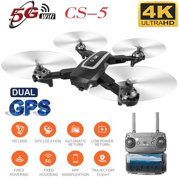 2020 new cs5 5g drone gps rc drone with 4k hd camera foldable quadcopter dual camera long endurance aircraft helicopter toy
2020 new cs5 5g drone gps rc drone with 4k hd camera foldable quadcopter dual camera long endurance aircraft helicopter toy