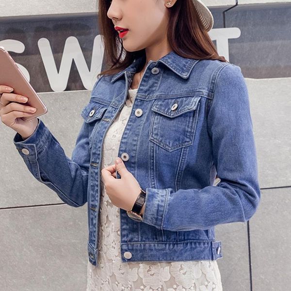 2020 fashion jeans jacket women spring 2xl xl spring autumn hand brush long sleeve stretch short denim jacket white pink coats, Black;brown
2020 fashion jeans jacket women spring 2xl xl spring autumn hand brush long sleeve stretch short denim jacket white pink coats, Black;brown