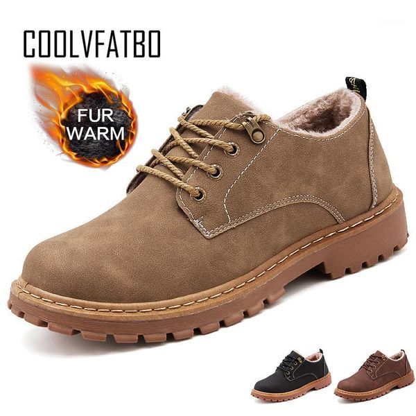 coolvfatbo autumn winter fur shoes men boots pu leather casual men winter boots warm plush for cold male ankle botas1, Black
coolvfatbo autumn winter fur shoes men boots pu leather casual men winter boots warm plush for cold male ankle botas1, Black