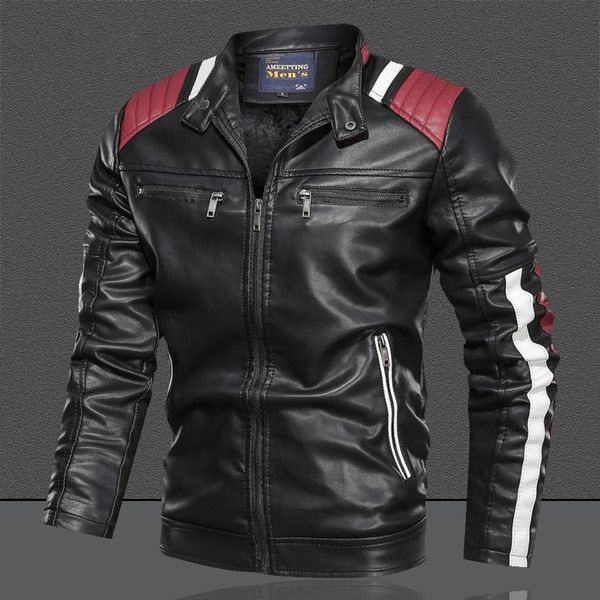 autumn winter leather jacket men 2021 pu jacket coats street slim fit bomber jacket casual men's fleece warm coat drop shipping, Black;brown
autumn winter leather jacket men 2021 pu jacket coats street slim fit bomber jacket casual men's fleece warm coat drop shipping, Black;brown