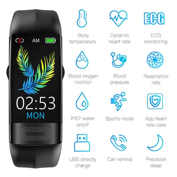 intelligent electronic temperature wristband, heart rate monitor, blood prsure, ppg, ecg, fitns
intelligent electronic temperature wristband, heart rate monitor, blood prsure, ppg, ecg, fitns