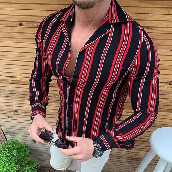men's casual shirts man shirt autumn fashion male daily stripe printed slim fit long sleeve blouse chemise homme #2l25, White;black
men's casual shirts man shirt autumn fashion male daily stripe printed slim fit long sleeve blouse chemise homme #2l25, White;black