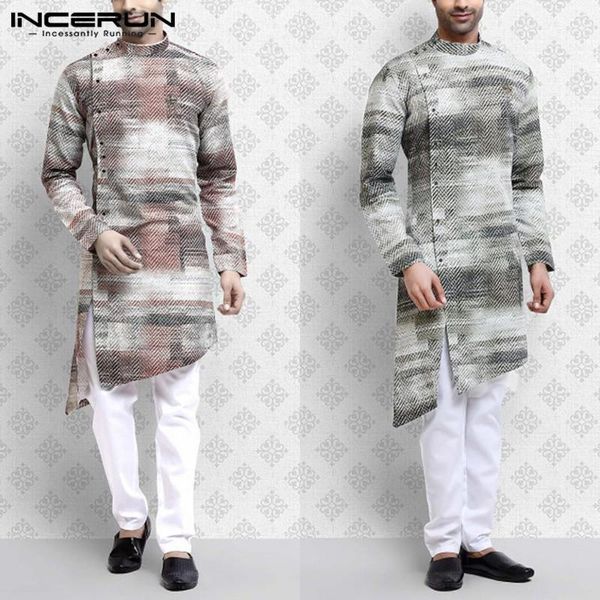 incerun men shirt clothes man vintage printed long sleeve button muslim irregular long shirt abaya kaftan plus size1, White;black
incerun men shirt clothes man vintage printed long sleeve button muslim irregular long shirt abaya kaftan plus size1, White;black