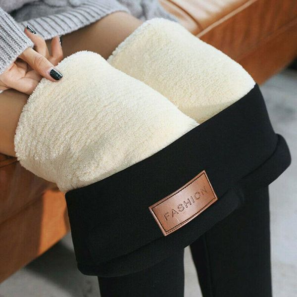 women thick fleece wool black thermal pants new leggings autumn winter plus velvet leggings warm trousers, Black;white
women thick fleece wool black thermal pants new leggings autumn winter plus velvet leggings warm trousers, Black;white